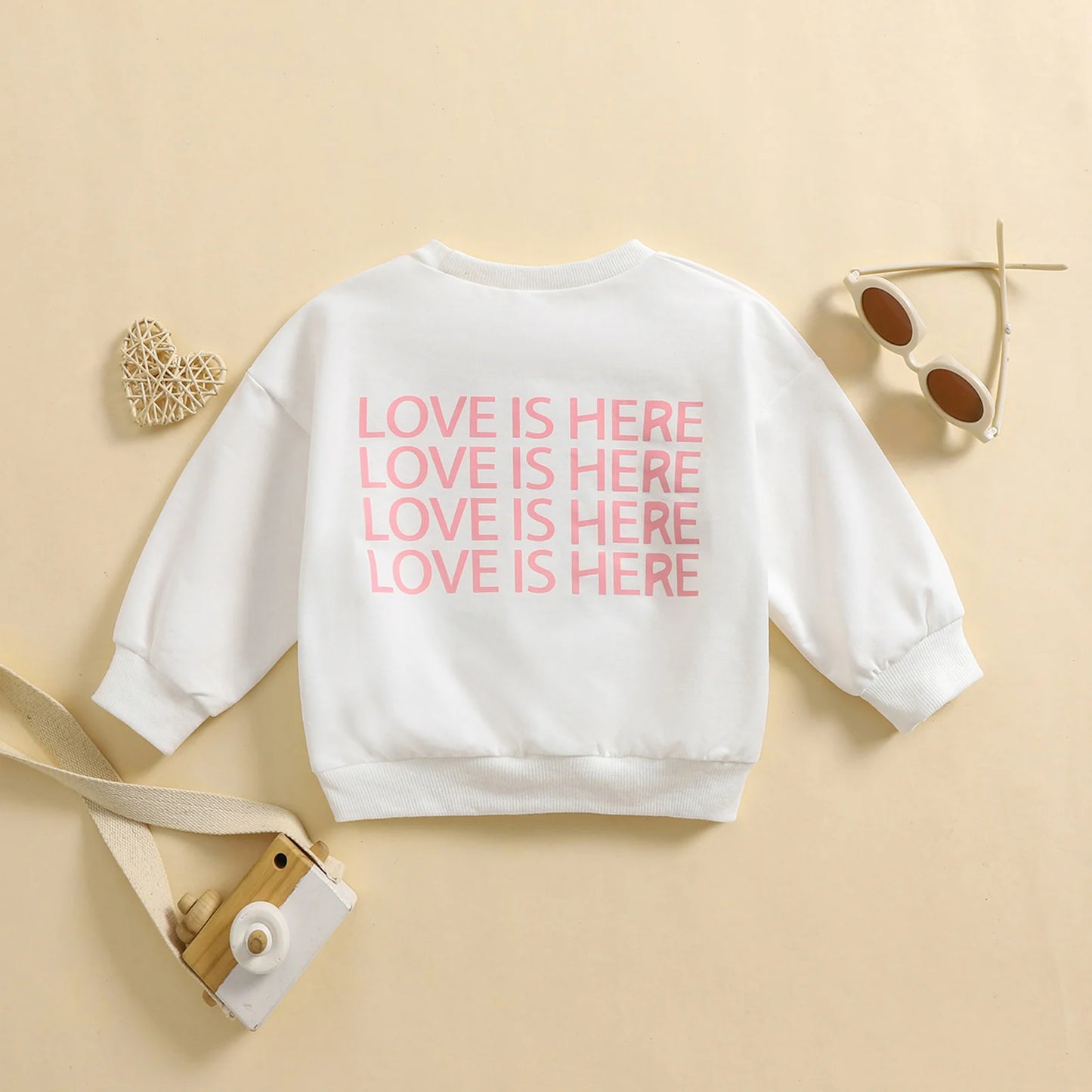 Love is here sweatshirt