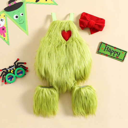 Grinch Romper Set